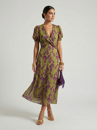 Helena and Berkeley™ | Relaxed Floral Midi Dress