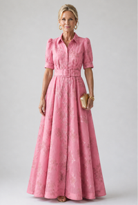 Stella & Grace™ | Belted Floral Maxi Dress
