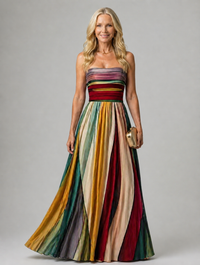 Helena and Berkeley™ | Effortless Strapless A-Line Dress