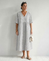 Isa - Vintage Striped Dress